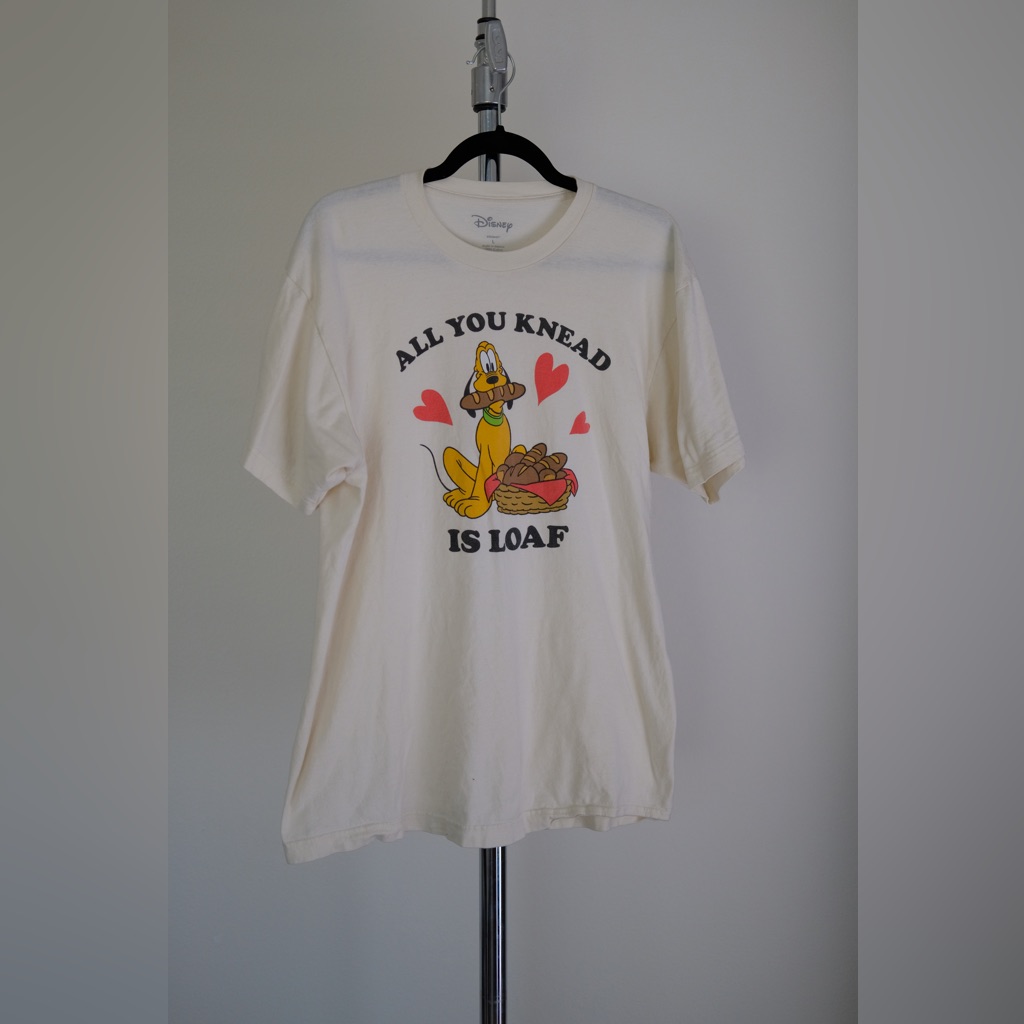 Disney Pluto Bread Pun Tee